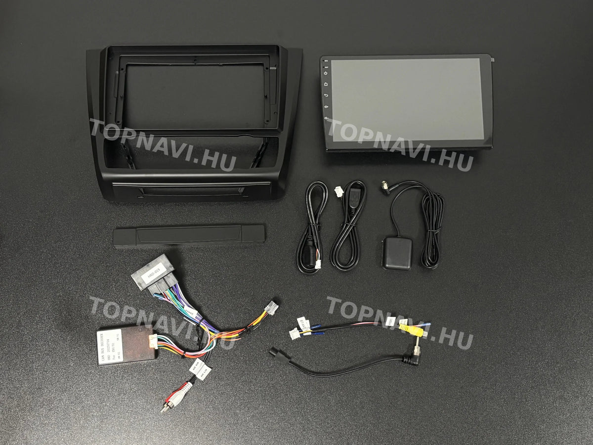 BMW E81 E82 E87 E88 2004–2011 9" Android multimédia autórádió érintőkijelzős fejegység - Eleje