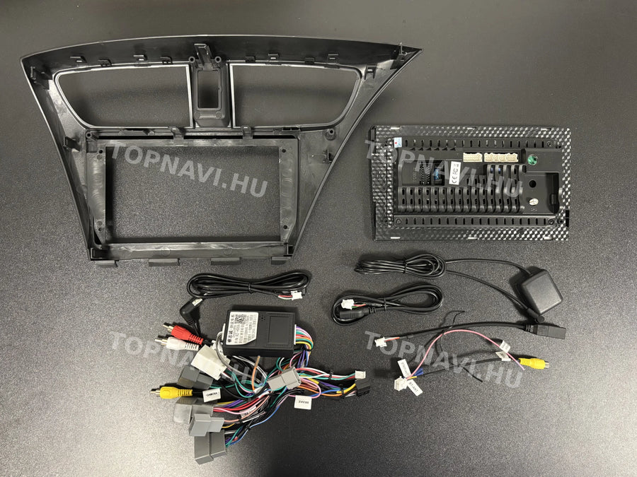 Honda Civic 9.gen 2012- 2017 9" Android multimédia autórádió érintőkijelzős fejegység - Hátulja