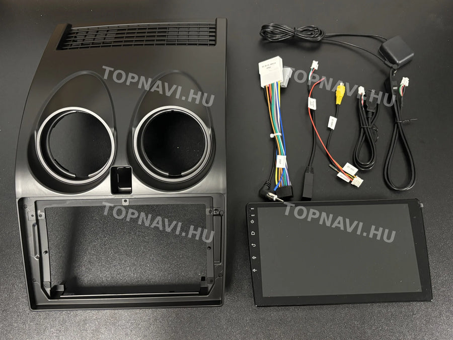 Nissan Qashqai J10 2005- 2013 9" Android multimédia autórádió érintőkijelzős fejegység - Eleje