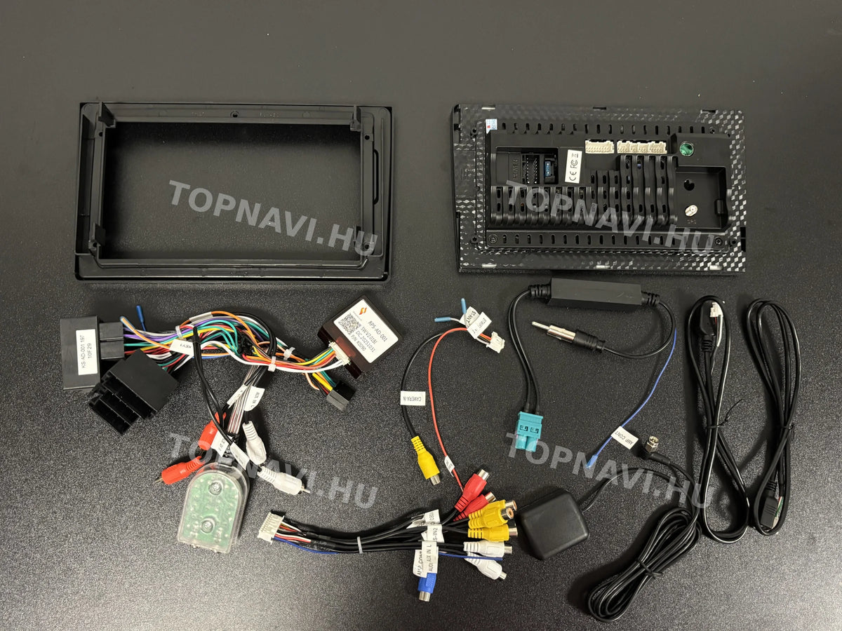 Audi A4 B6 B7 2002–2012 9" Android multimédia autórádió érintőkijelzős fejegység - Hátulja