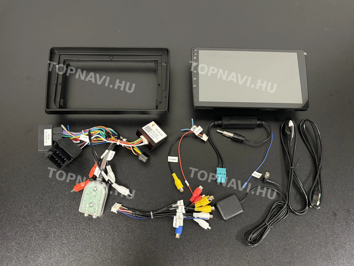 Audi A4 B6 B7 2002–2012 9" Android multimédia autórádió érintőkijelzős fejegység - Eleje