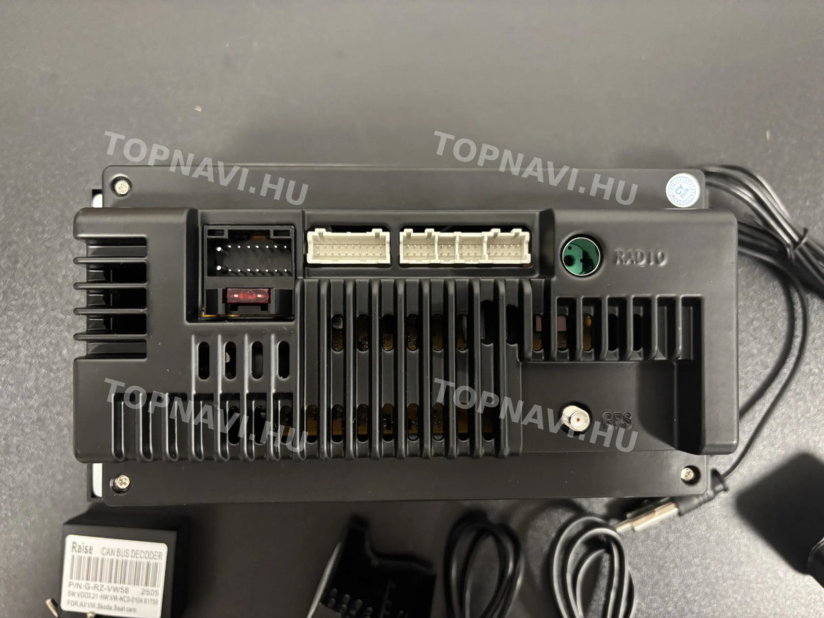 Volkswagen Touareg 2002- 2010, Transporter 2003- 2014, Multivan 2003- 2014 7" Android Multimédia fejegység - Hátulja
