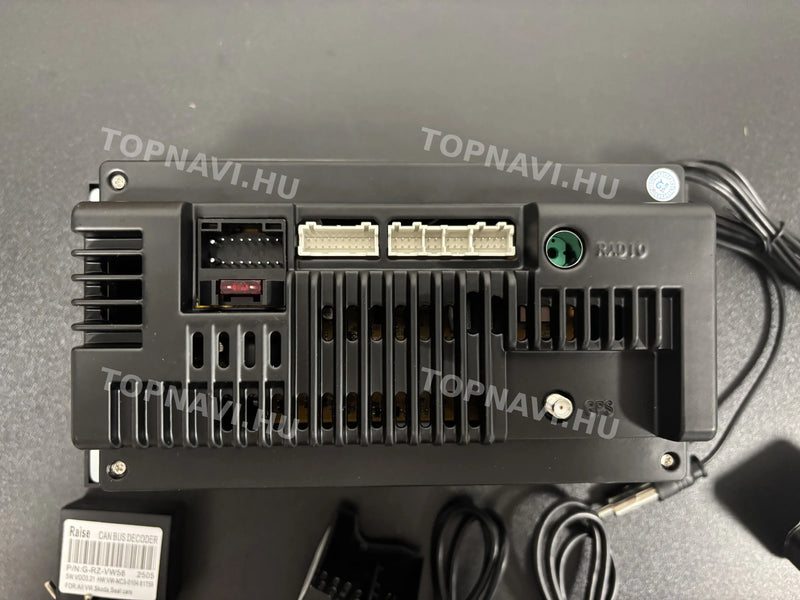 Volkswagen Touareg 2002- 2010, Transporter 2003- 2014, Multivan 2003- 2014 7" Android Multimédia fejegység - hátulja