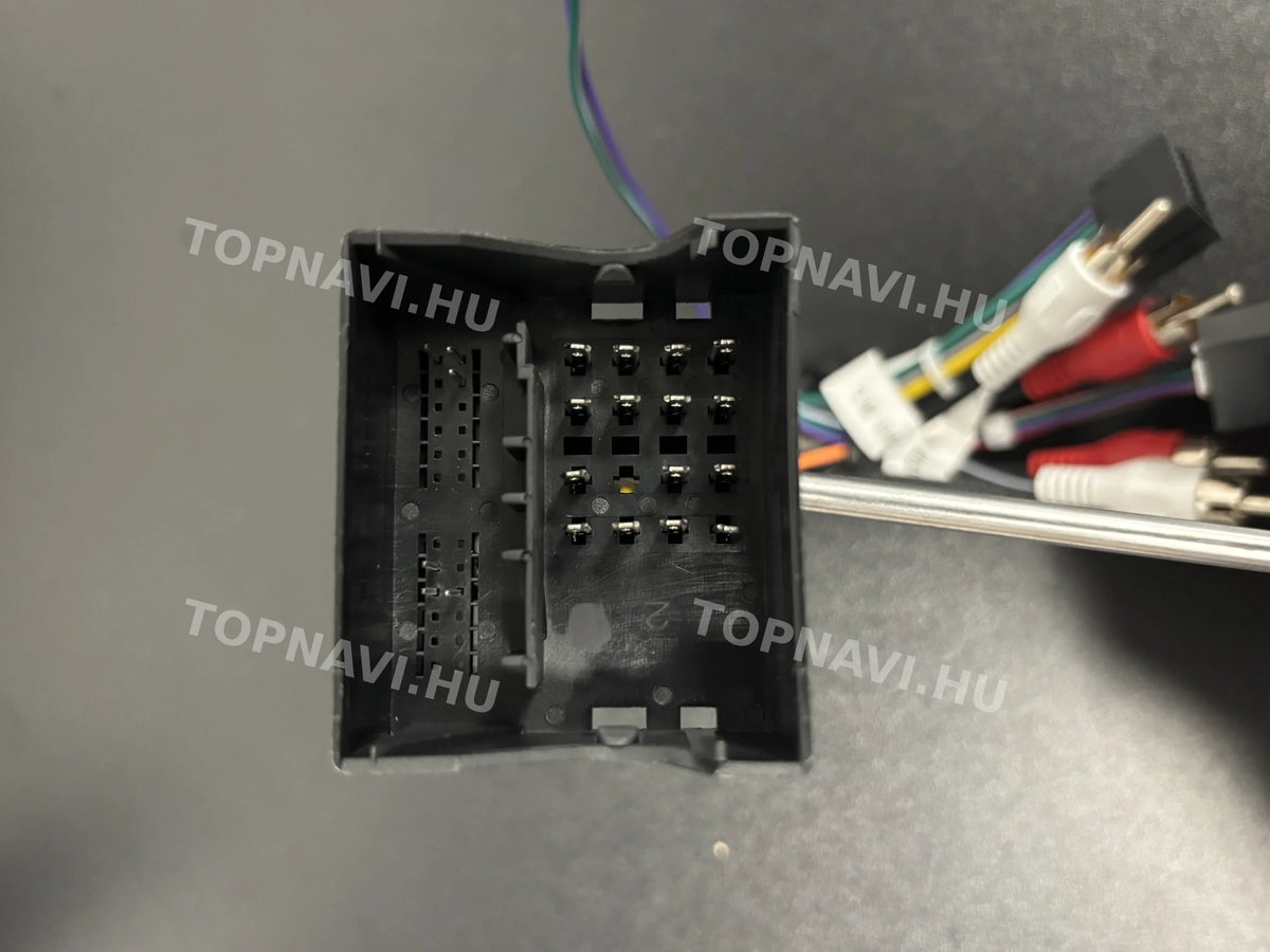 Volkswagen Touareg 2002- 2010, Transporter 2003- 2014, Multivan 2003- 2014 7" Android Multimédia fejegység - Csatlakozó