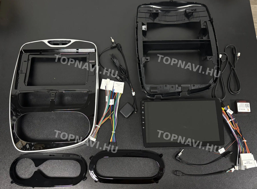 Renault Clio 4 2012- 2016 10.1" Android multimédia autórádió érintőkijelzős fejegység - Eleje