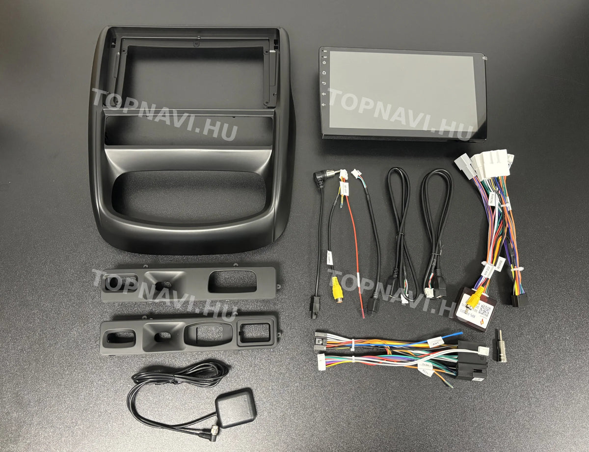 Dacia Duster 2010-2015 9" Android Multimédia fejegység - Eleje