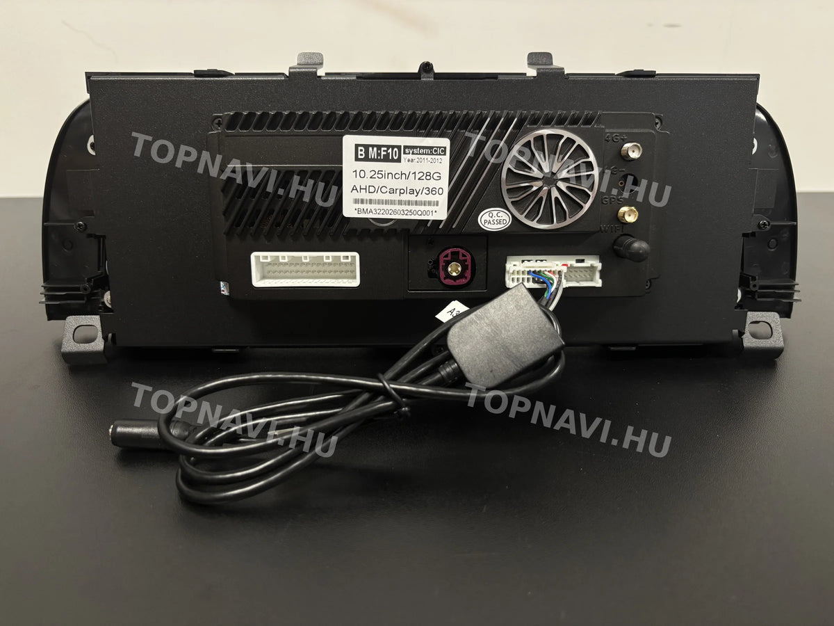 BMW 5 Széria F10 F11 2010-2017 10.25" Android Multimédia fejegység - Hátulja