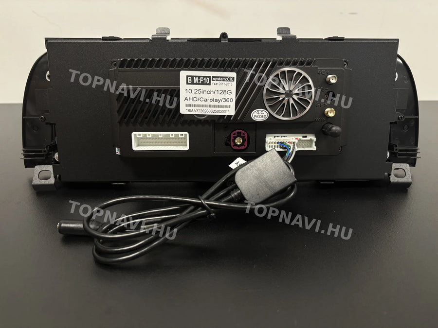 BMW 5 Széria F10 F11 2010-2017 10.25" Android multimédia autórádió érintőkijelzős fejegység - Hátulja