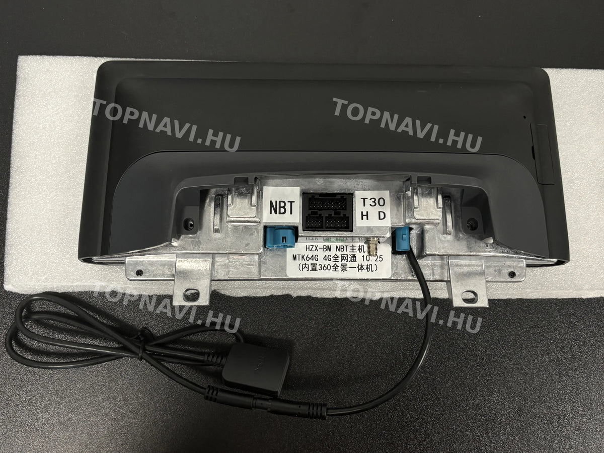 BMW 3, 4 Széria F30, F31, F34, F35, F32, F33, F36 10.25" Android Multimédia fejegység - Hátulja