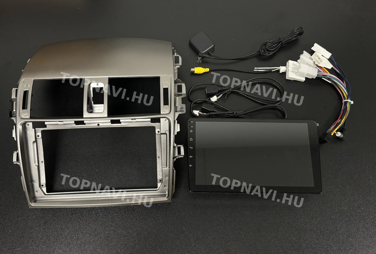 Toyota Corolla E15 2007- 2013 9" Android Multimédia fejegység - Eleje