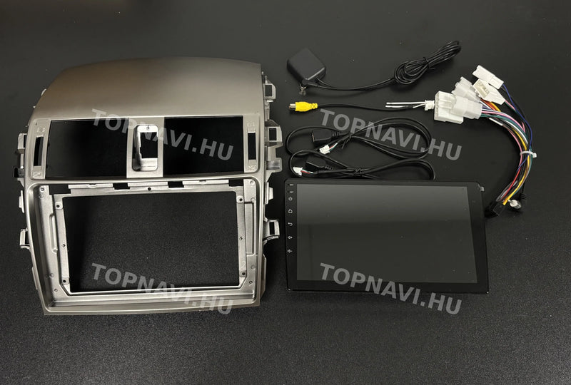 Toyota Corolla E15 2007- 2013 9" Android Multimédia fejegység - eleje