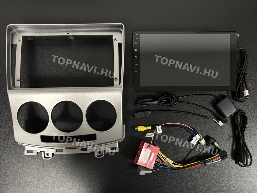 Mazda 5 2005- 2010 9" Android multimédia autórádió érintőkijelzős fejegység - Eleje