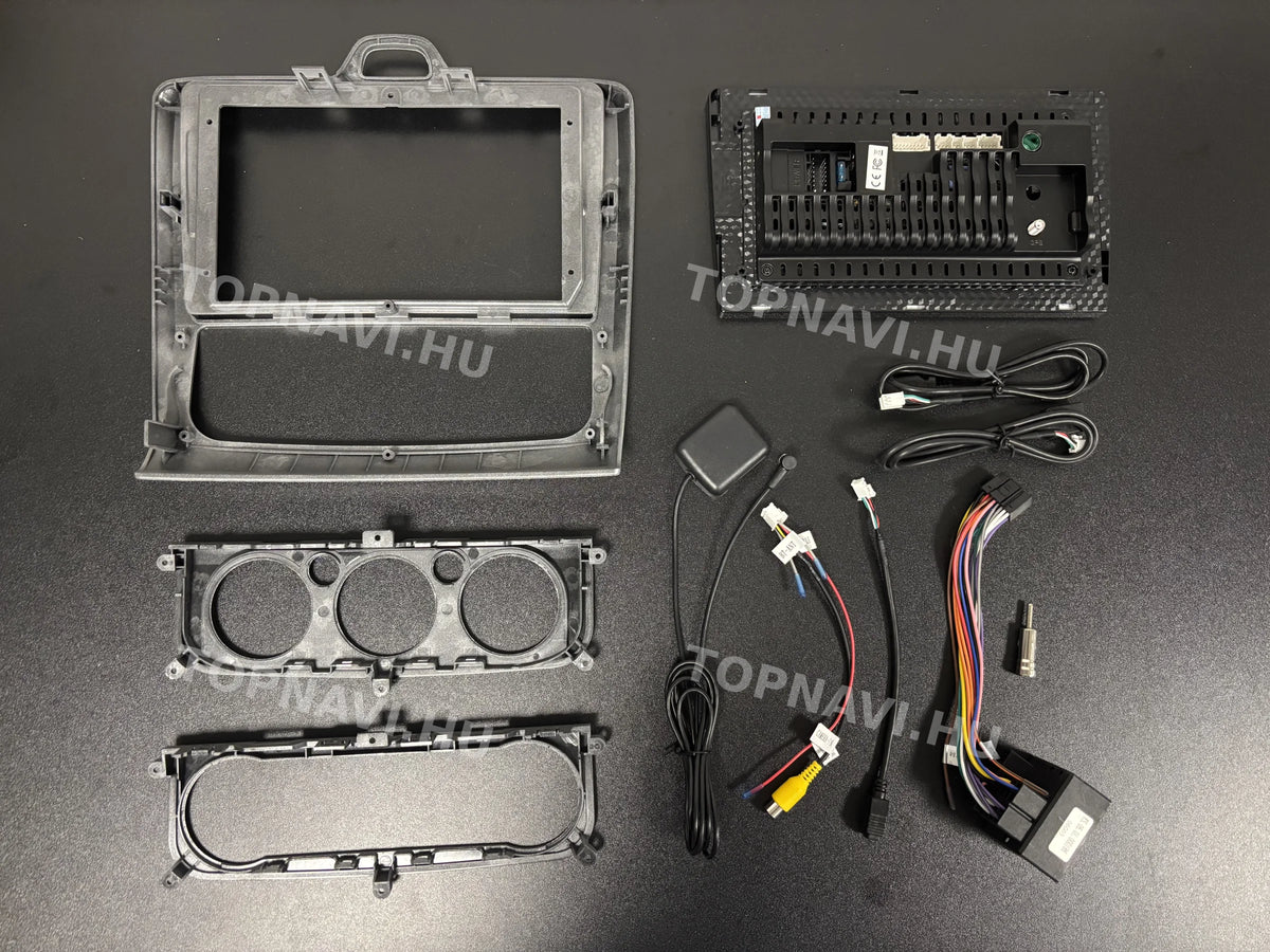 Ford Focus Mk2 2004- 2010 Ezüst 9" Android Multimédia fejegység - Hátulja