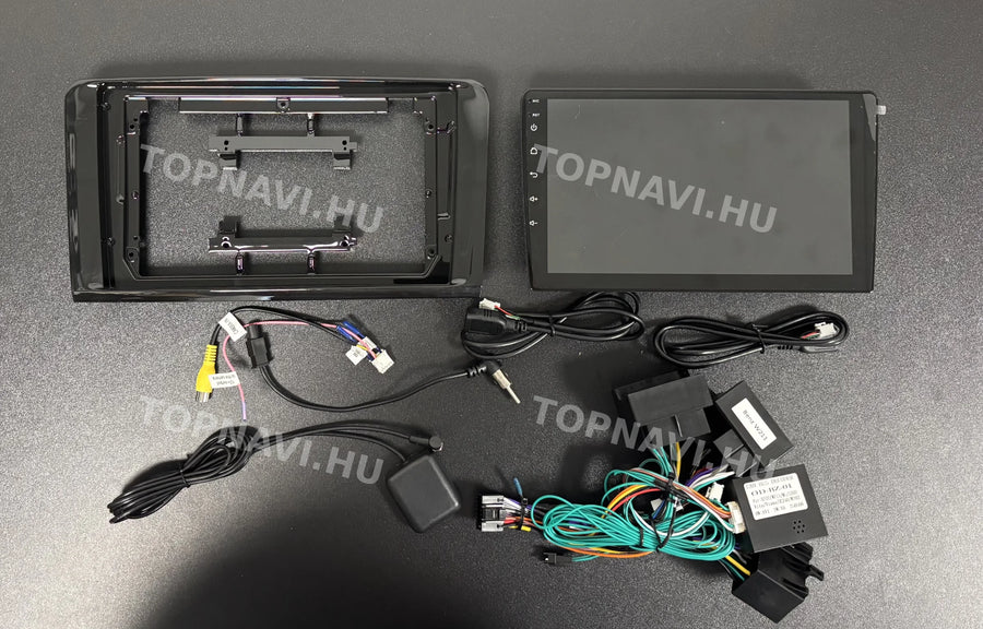 Mercedes Benz ML W164, GL X164 9" Android multimédia autórádió érintőkijelzős fejegység - Eleje