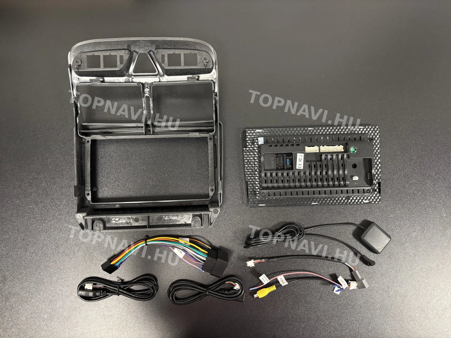 Peugeot 307 2001- 2008 9" Android multimédia autórádió érintőkijelzős fejegység - Hátulja