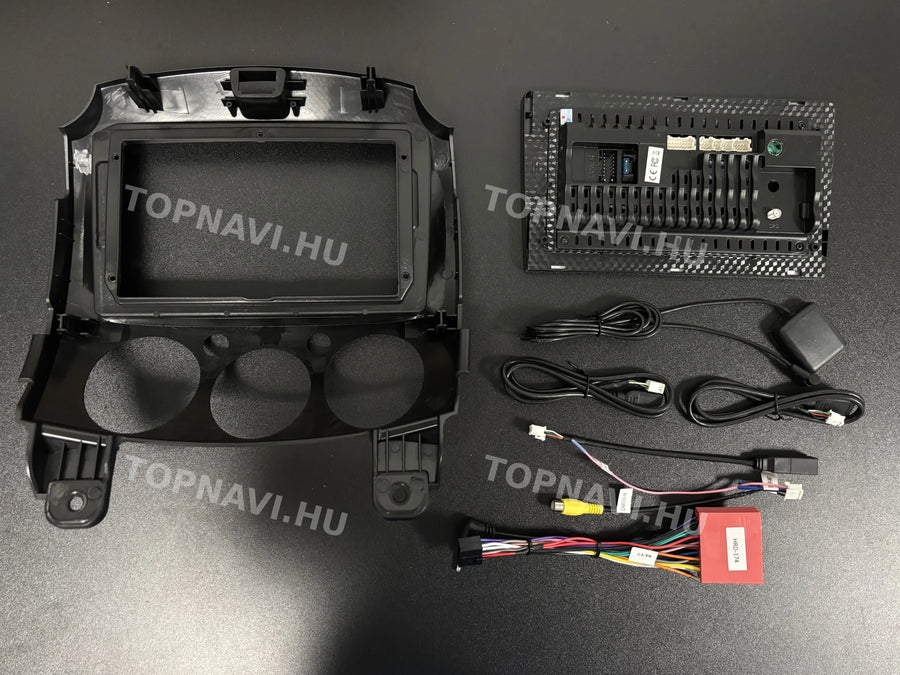 Mazda 2 2007- 2014 9" Android multimédia autórádió érintőkijelzős fejegység - Hátulja