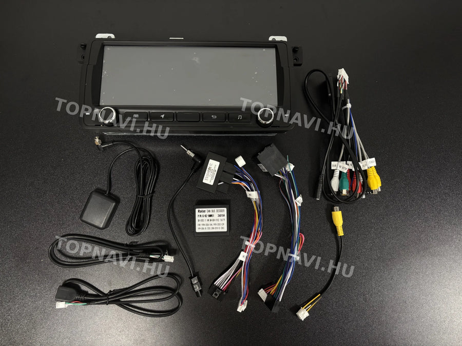 BMW E46 1998–2006 8.8" Android multimédia autórádió érintőkijelzős fejegység - Eleje