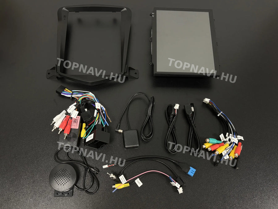 Chevrolet Cruze 2008-2014 9.7" Tesla Style Android multimédia autórádió érintőkijelzős fejegység - Eleje