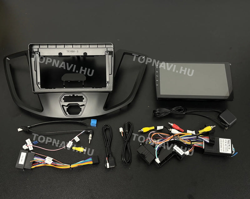 Ford Transit V363 (Cargo) 2013-2024 9" Android Multimédia fejegység - eleje