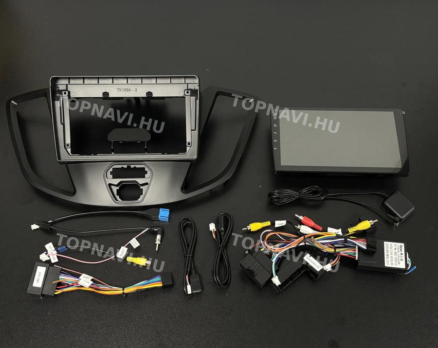 Ford Transit V363 (Cargo) 2013-2024 9" Android multimédia autórádió érintőkijelzős fejegység - Eleje