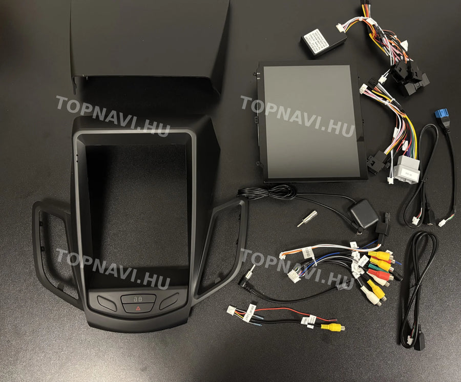 Ford Fiesta MK7 "Tesla Style" 2009-2017 9.7" Android multimédia autórádió érintőkijelzős fejegység - Eleje