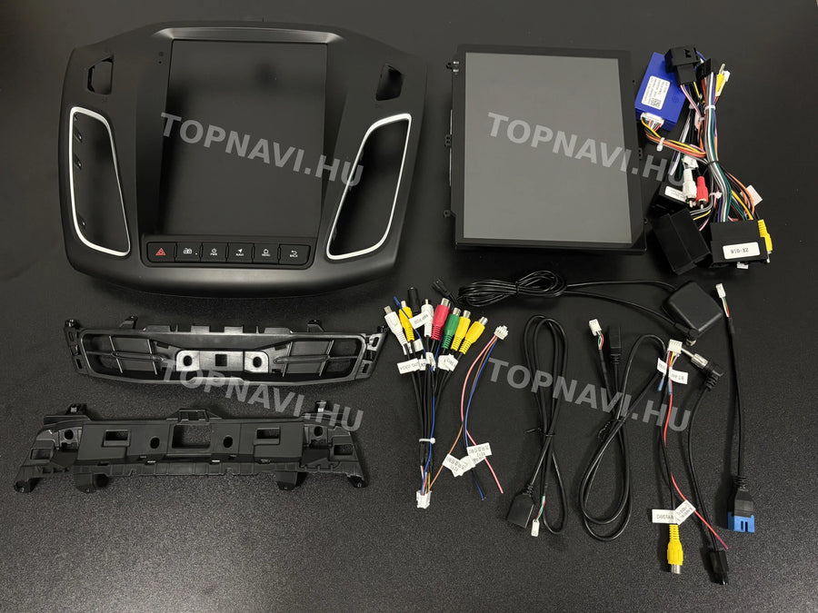 Ford Focus 3 "Tesla Style" 2012-2017 9.7" Android multimédia autórádió érintőkijelzős fejegység - Eleje