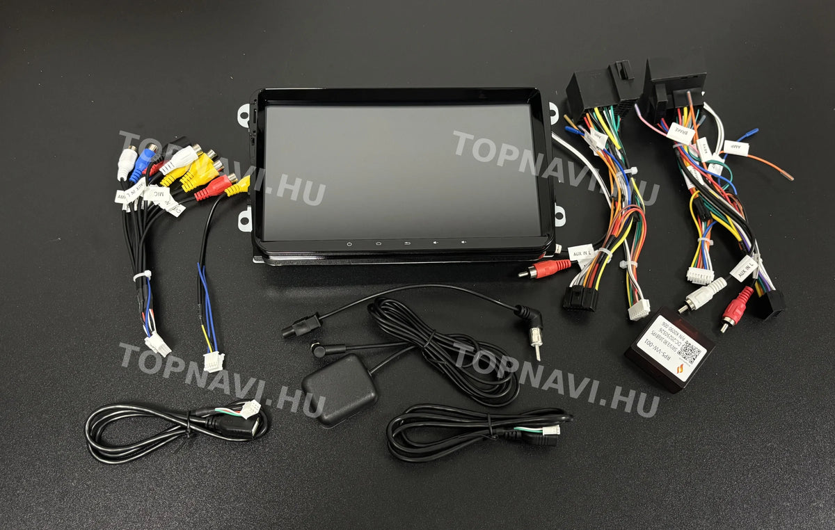 Volkswagen 9" Érintőgombos Android Multimédia fejegység - Eleje