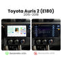 Toyota Auris 2 (E180) 2015- 2018 9" Android multimédia autórádió érintőkijelzős fejegység — kép 2