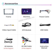 Toyota Avensis 2 T25 2003- 2008 9"Android Multimédia fejegység — kép 3