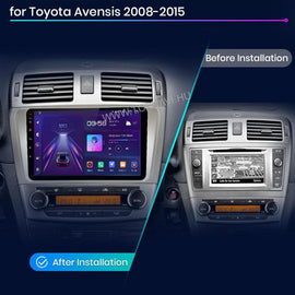 Toyota Avensis 3 T27 2009 - 2018 9" Android Multimédia fejegység - TopNAVI