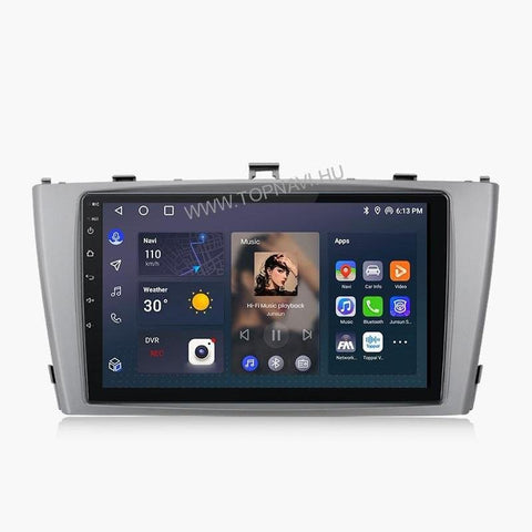 Toyota Avensis 3 T27 2009 - 2018 9" Android Multimédia fejegység - TopNAVI
