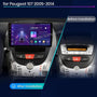 Toyota Aygo 2005- 2014 10.1" Android multimédia autórádió érintőkijelzős fejegység — kép 2