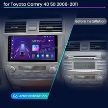 Kép betöltése a Galérianézegetőbe, Toyota Camry XV 40 2006 - 2011 9&quot; Android Multimédia fejegység - TopNAVI
