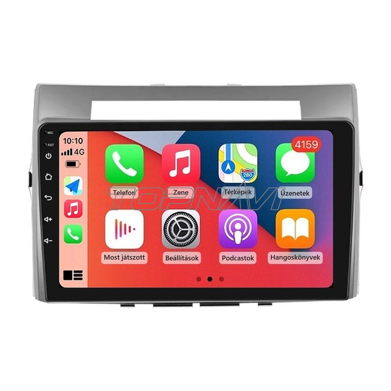 Toyota Corolla Verso 2004–2009 – 9 colos Android fejegység