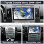 Toyota Corolla Verso 2004- 2009 9" Android multimédia autórádió érintőkijelzős fejegység — kép 2