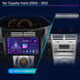 Toyota Yaris 2 2005- 2011 9" Android multimédia autórádió érintőkijelzős fejegység — kép 2