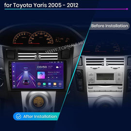 Toyota Yaris 2 2005 - 2011 9" Android Multimédia fejegység - TopNAVI