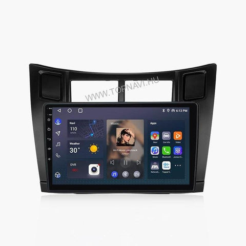 Toyota Yaris 2 2005 - 2011 9" Android Multimédia fejegység - TopNAVI