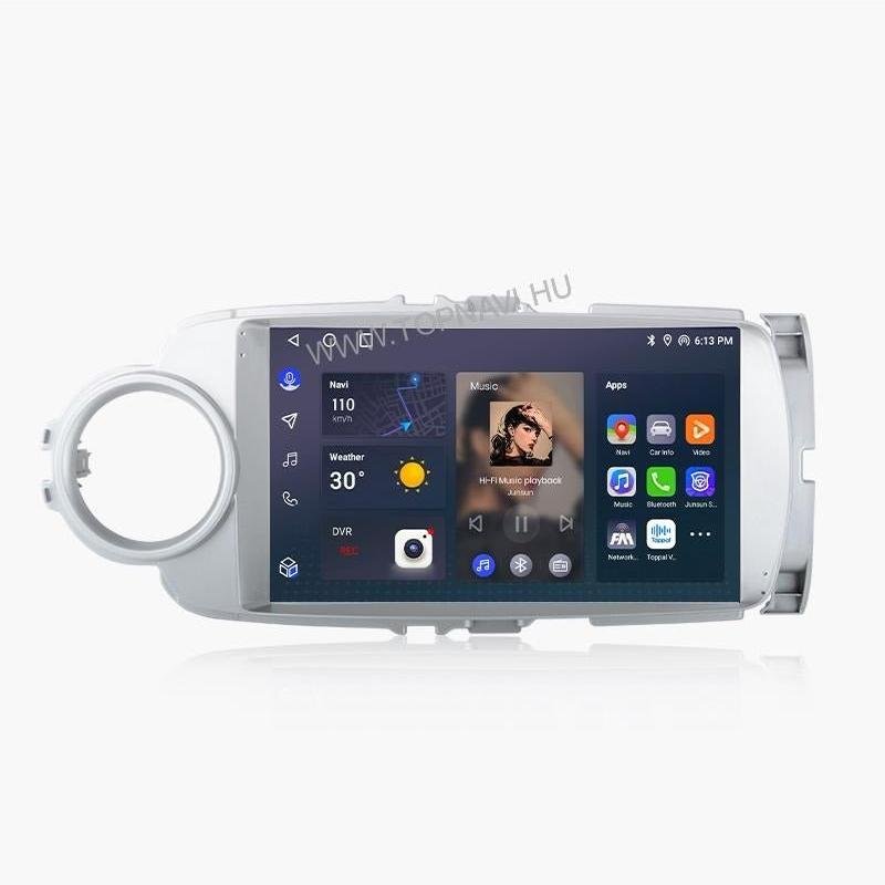 Toyota Yaris 2010- 2017 9" Android Multimédia fejegység — Márkaspecifikus multimédia