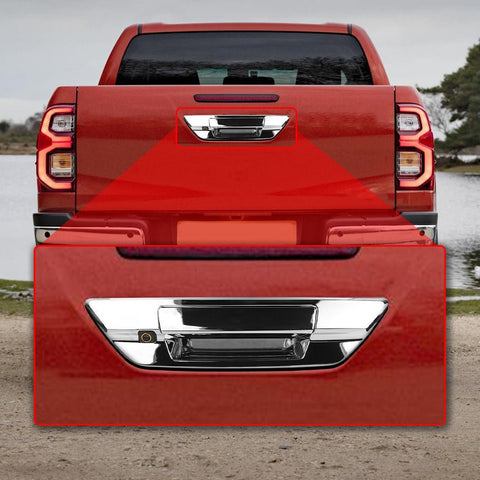 Trunk Handle Camera Toyota Hilux revo 2015 - 2021 ( with keyhole) FullHD 1080P Tolatókamera - TopNAVI