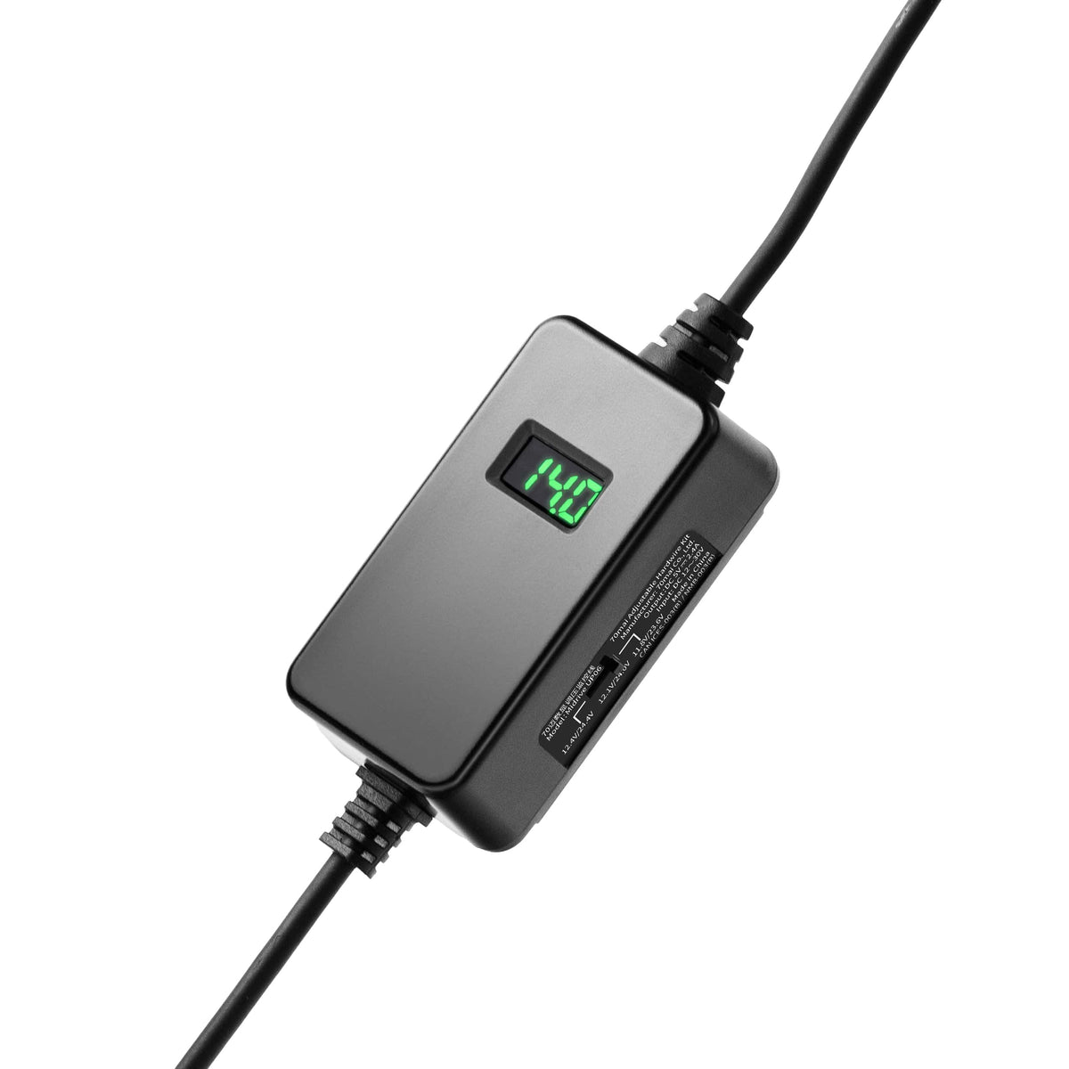 70mai UP06 Hardwire Kit állítható feszültségfigyelő modul zöld kijelzővel, fehér háttéren