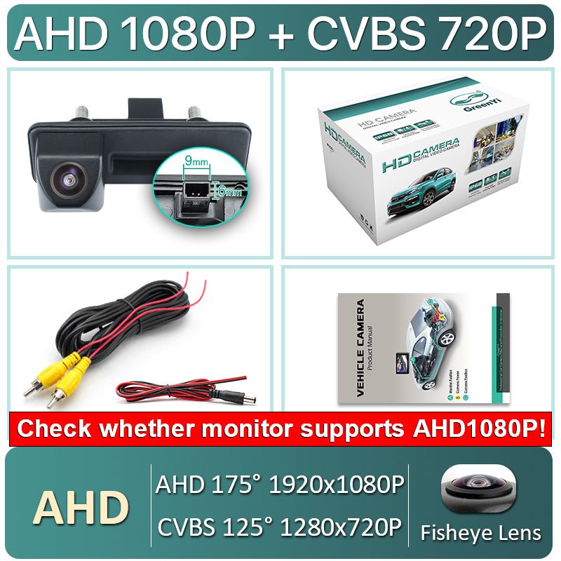 Volkswagen Skoda Octavia 2 3 A5 2011 - 2014 FullHD 1080P Tolatókamera - TopNAVI