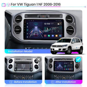 Volkswagen Tiguan 2007- 2016, Golf Plus 2004- 2014 9" Android Multimédia fejegység — kép 2