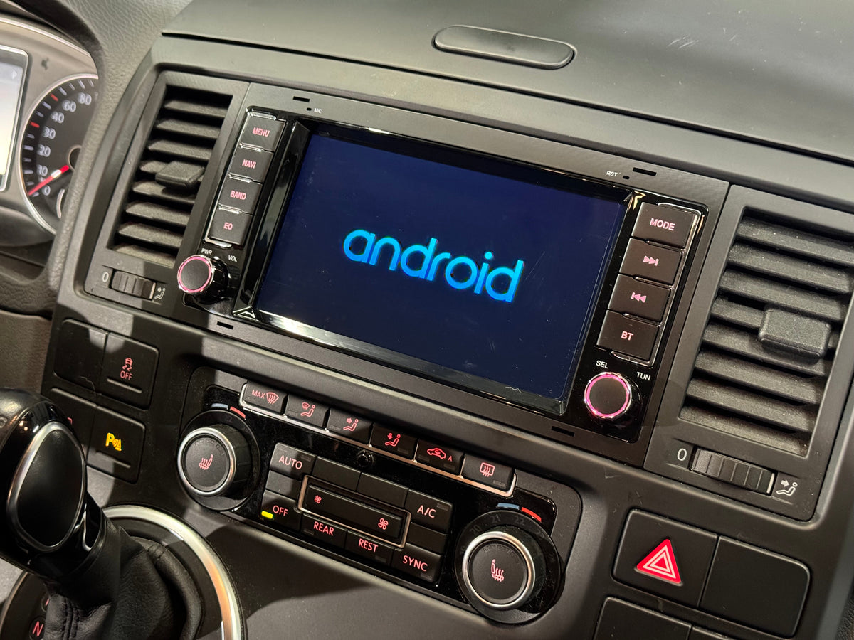Volkswagen Touareg 2002 - 2010, Transporter 2003 - 2014, Multivan 2003 - 2014 7" Android Multimédia fejegység - TopNAVI