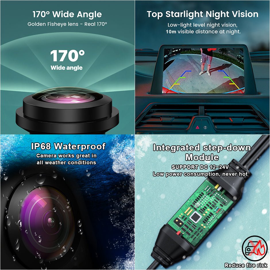 Volkswagen Touareg 2011 - 2016 FullHD 1080P Tolatókamera - TopNAVI