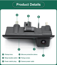 Kép betöltése a Galérianézegetőbe, Volkswagen Touareg 2011 - 2016 FullHD 1080P Tolatókamera - TopNAVI