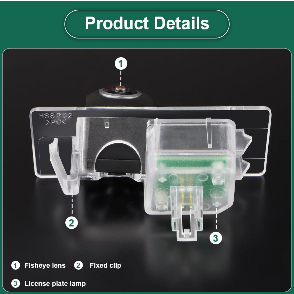 Volkswagen Touareg FullHD 1080P Tolatókamera - TopNAVI