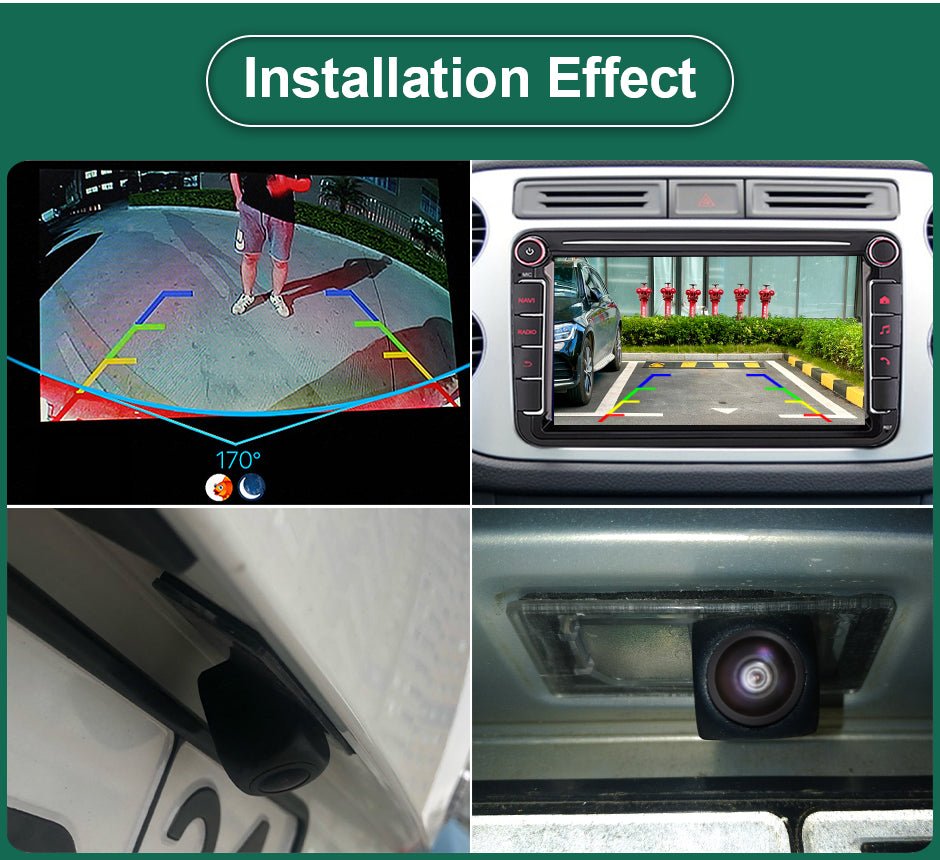 Volkswagen Touareg FullHD 1080P Tolatókamera - TopNAVI