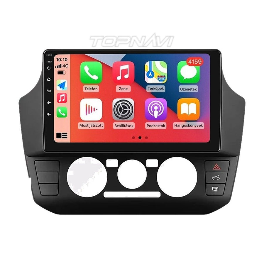 Volkswagen Up! 2017–2023 9" Android multimédia fejegység beépítőkerettel, Apple CarPlay képernyővel - TOPNAVI