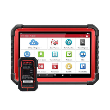 LAUNCH X-431 PRO3S+ V5.0 diagnosztikai tablet – 10,1 colos, topológia, ECU kódolás